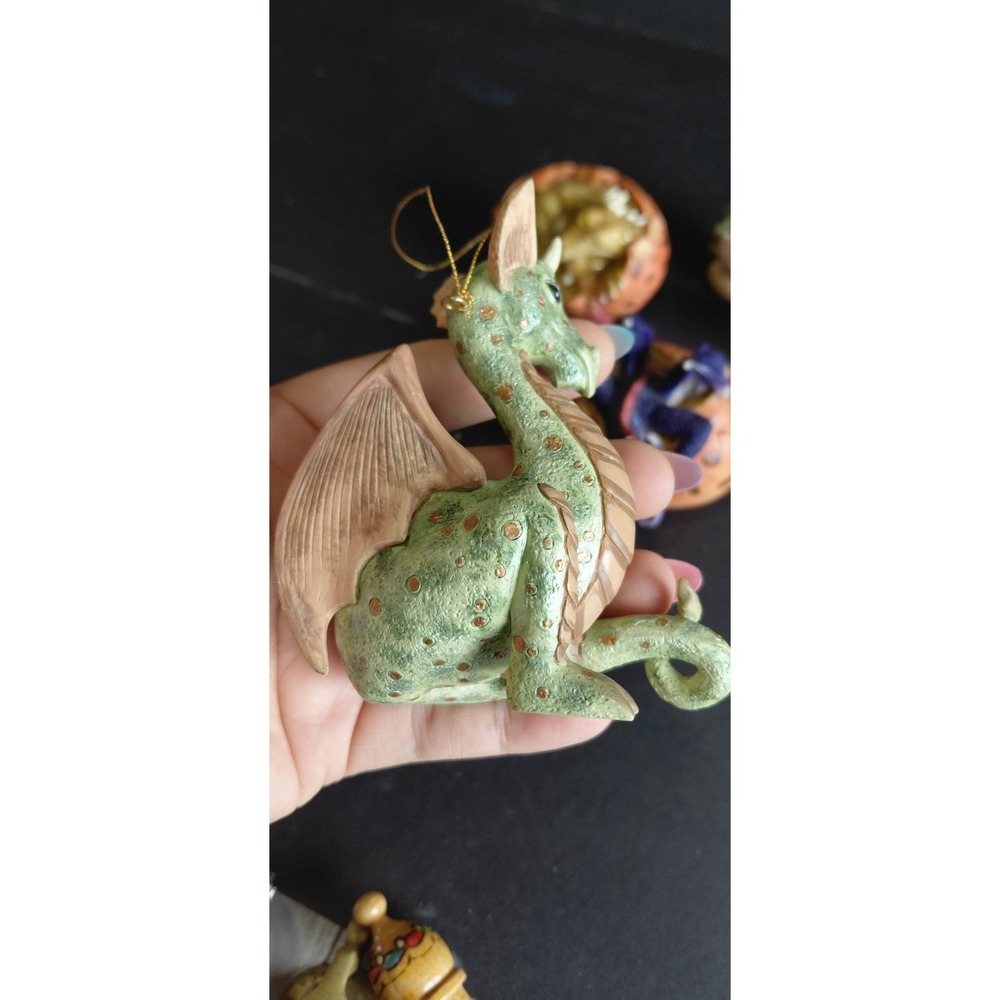 Mythical Creatures collectible fantasy Decor dragon & hatchling resin figurines - Picture 12 of 16